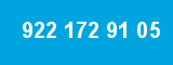 922 172 91 05 922 172 91 05